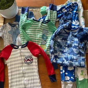 Lot of toddler pajamas